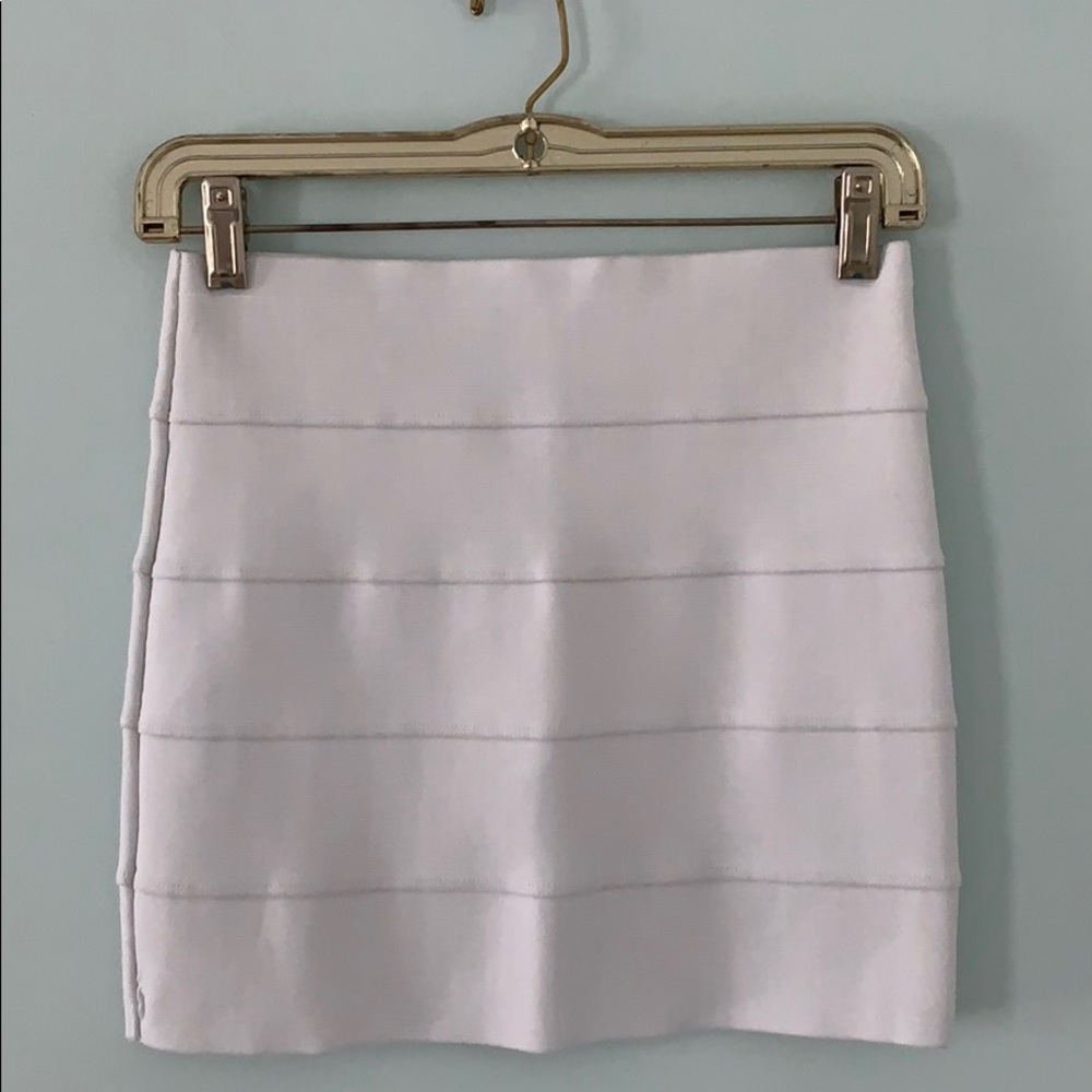 White Bandage Mini Skirt